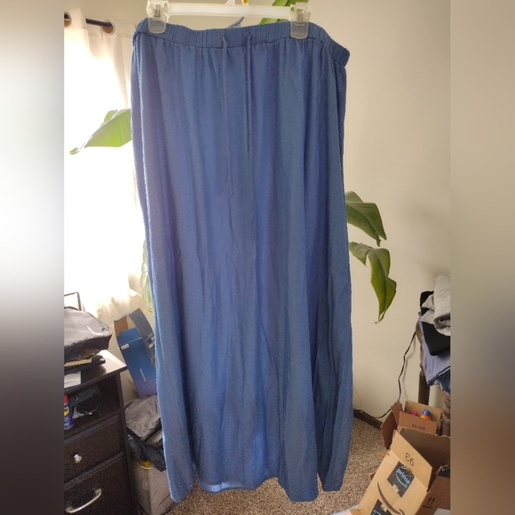 Emery Rose Dresses & Skirts - Blue Maxi Skirt